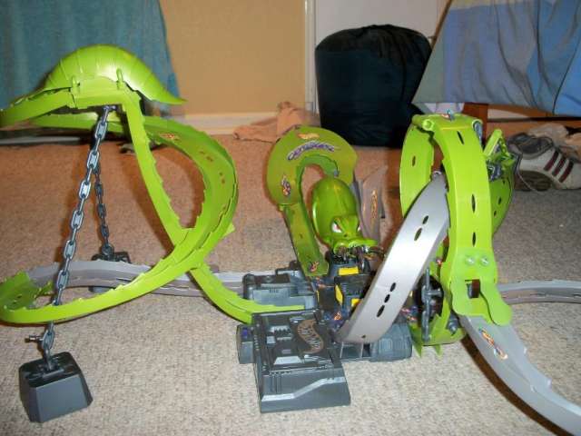 pista hot wheels pulpo